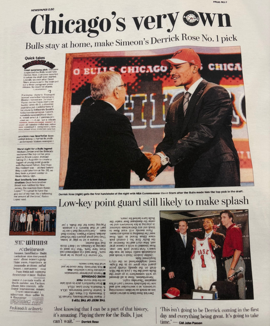 Derrick Rose "Chicago Kid " Tee